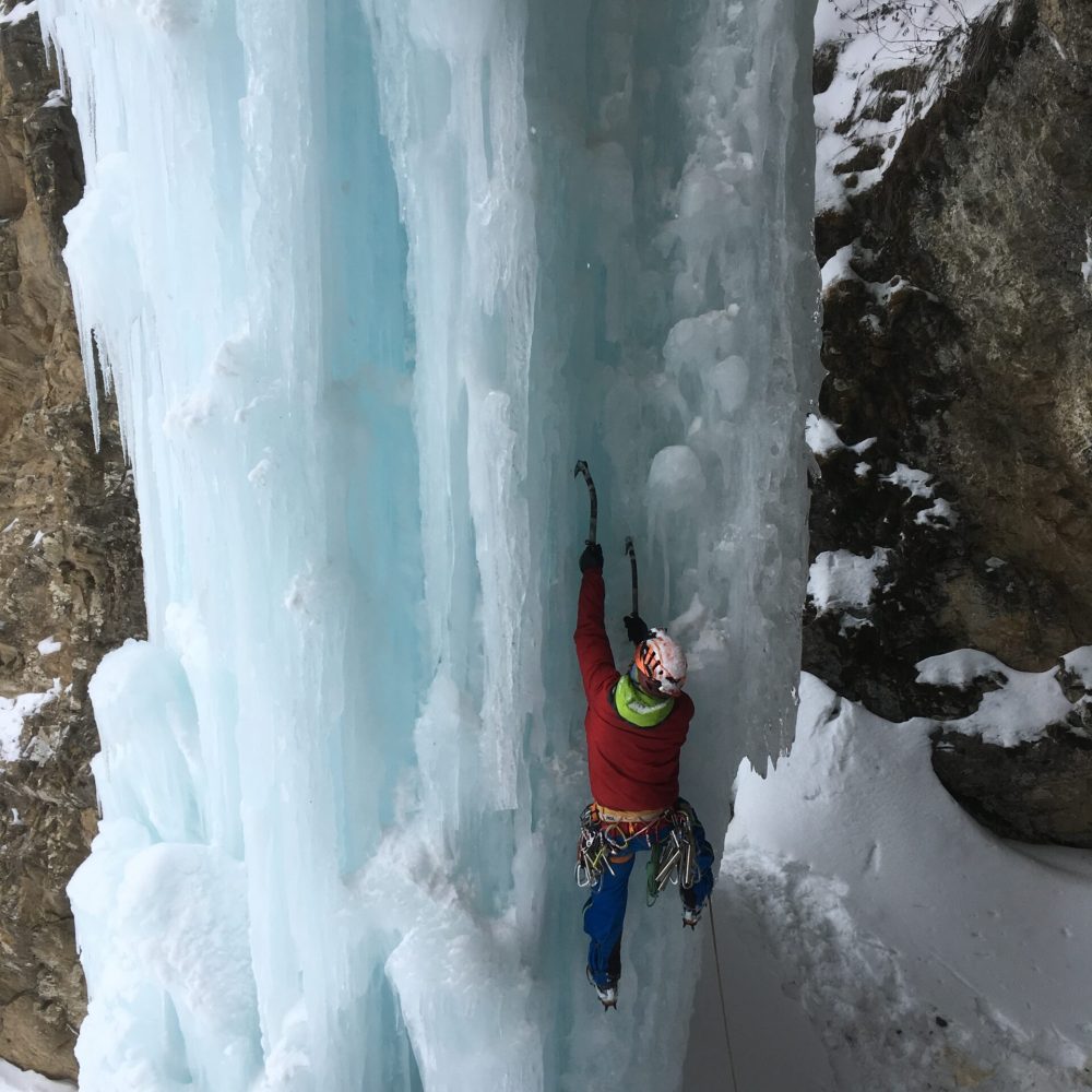 Initiation cascade de glace