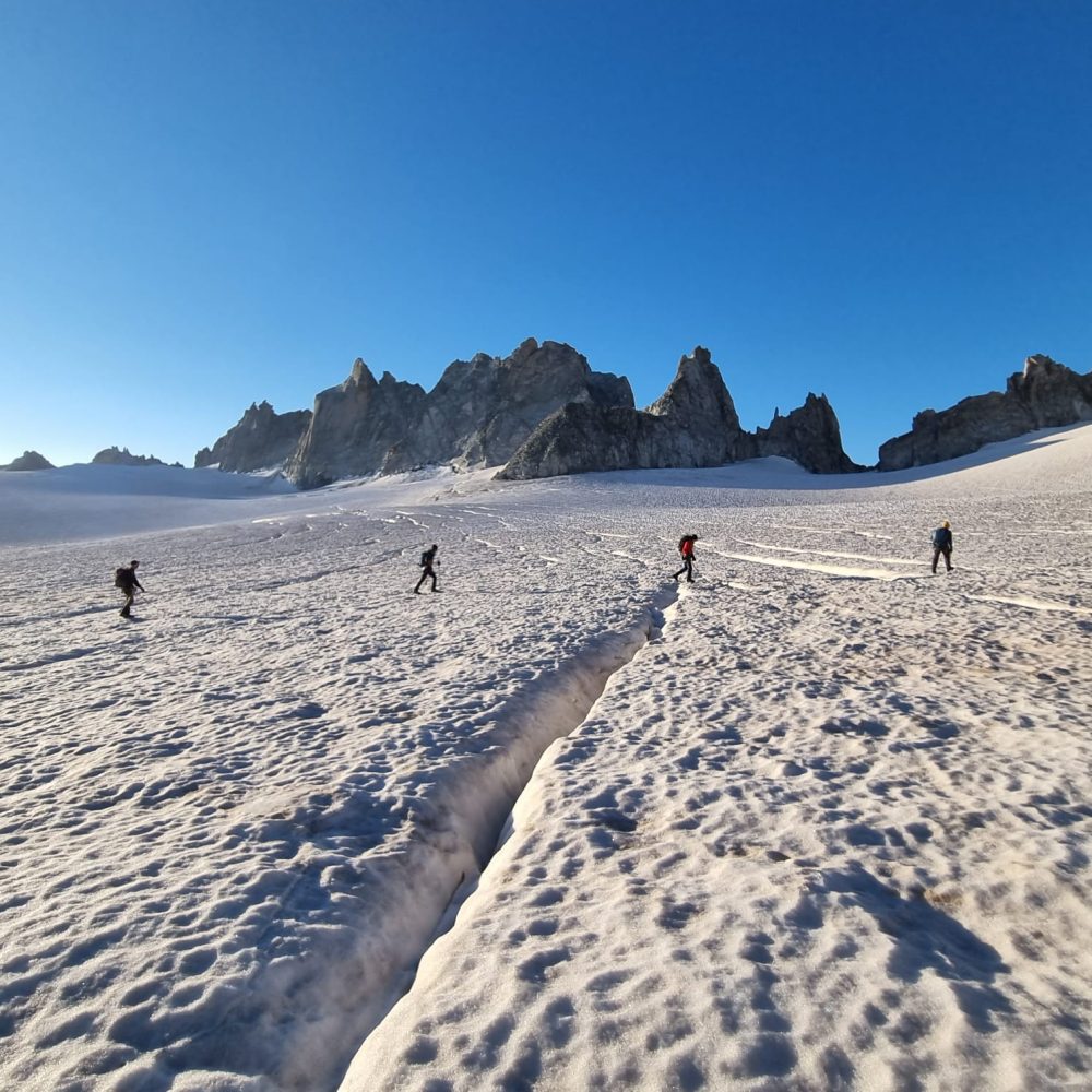 Mini-Haute-Route-Arolla-Zermatt, une belle cordée