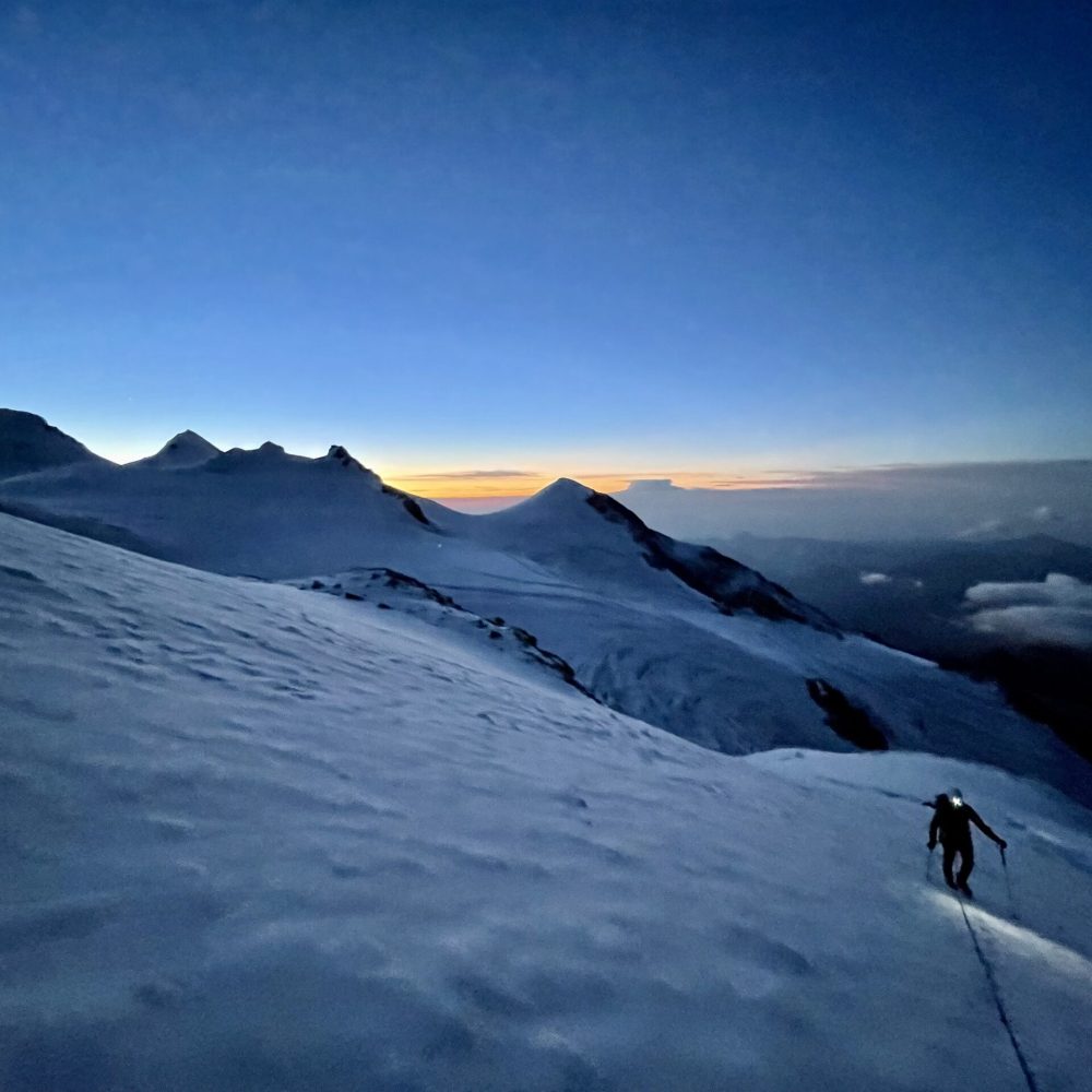 Nadelhorn, au petit matin